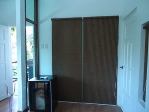 Roller Blinds "H335 Dark Cherry" Installed at Imus Cavite, Philippines