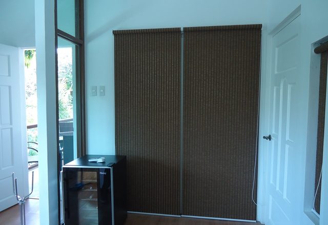 Roller Blinds "H335 Dark Cherry" Installed at Imus Cavite, Philippines