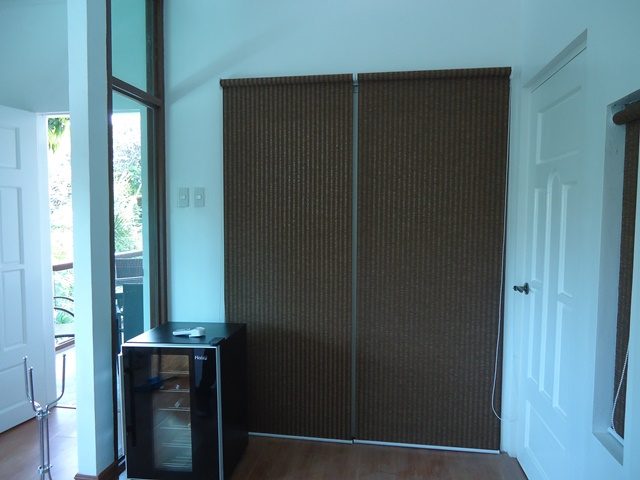 Roller Blinds "H335 Dark Cherry" Installed at Imus Cavite, Philippines