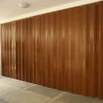 Installation of PVC Accordion Door – Deluxe Mahogany at Taguig City, Philippines