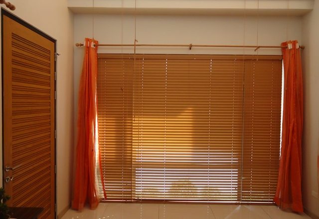 Faux Wood Blinds Installed in Manggahan, Pasig City, Philippines