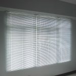 Mini Blinds: White Satin