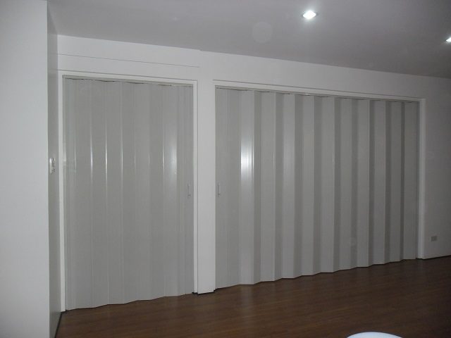 Installed PVC Folding Door in Pasay City, Philippines