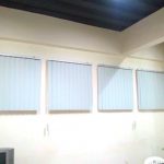 White PVC Vertical Blinds Installed at Manadaluyong City, Philippines