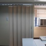 Installation of PVC Accordion Door in Muntinlupa, Philippines