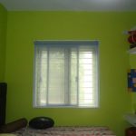 Fresh Looking Bedroom with Roller Blinds