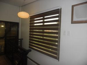 Combi Blinds: W206 Teak