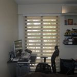 Combination Blinds in Balcony Sliding Glass Door