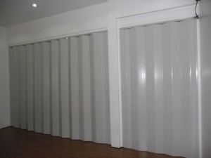 PVC Accordion Door Installed at Global City, Philippines