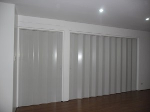 Installation of PVC Folding Door Special Deluxe at Global City, Philippines