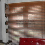 Faux Wood Blinds Birch Color