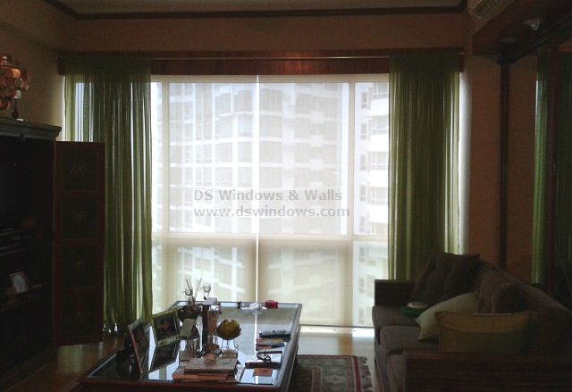 Living Room Roller Blinds in Fort Bonifacio, Taguig City