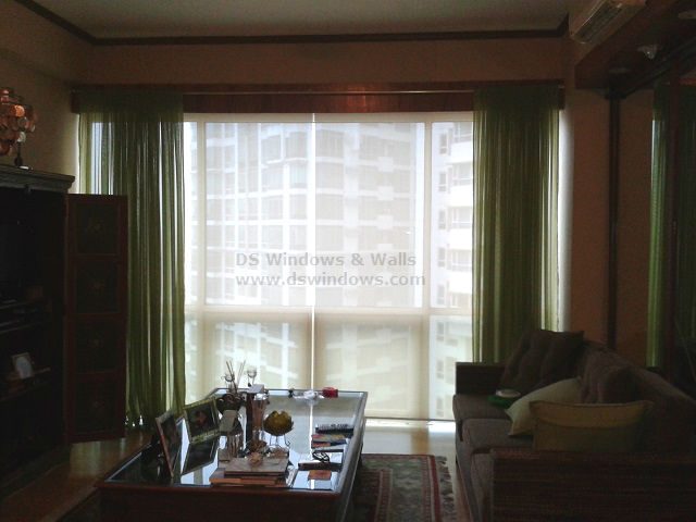 Living Room Roller Blinds in Fort Bonifacio, Taguig City