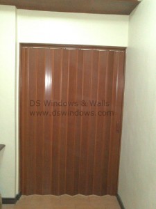 PVC Folding Door Installed at Forbes Park, Makati City