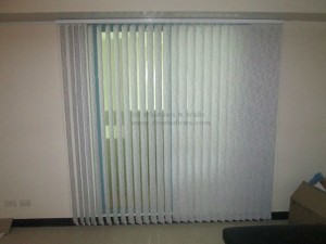 Fabric Vertical Blinds - V7589 Grey