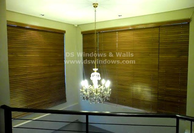 Elegant and Functional Wood Blinds