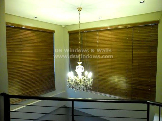 Elegant and Functional Wood Blinds
