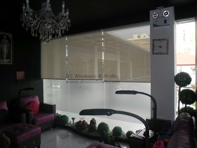 Sunscreen Roller Blinds and Shades Installed in Mandaluyong City