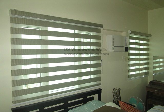 Combi Blinds Instslled in the Bedroom - Sikatuna Village, Quezon City