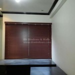 Faux Wood Blinds Installed in Taguig City, Philippines