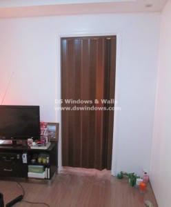 PVC Folding Door Installed in La Vista Village, Quezon City, Philippines