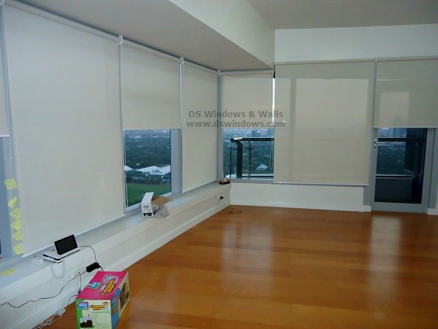 Window Roller Shades For Tempered Glass Wall - Bonifacio Global City