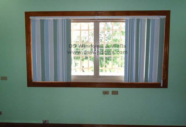 Inside Mounting Split-type PVC Vertical Blinds - Sacred Heart, Quezon City