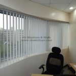 Corner Office Space Using PVC Vertical Blinds – Legaspi Village, Makati