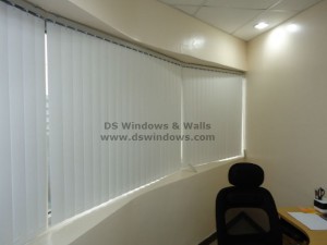 PVC Vertical Blinds Installed at Legaspi Village, Makati City Philippines