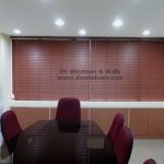 Faux Wood Venetian Blinds installed in a Small Meeting Room – Ortigas Ave., Pasig City