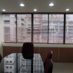 Faux Wood Venetian Blinds installed at Ortigas Ave., Pasig City, Philippines