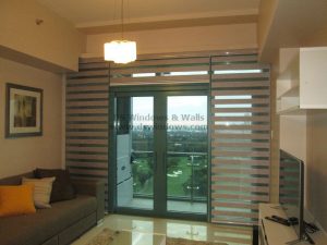 Duo Shade Blinds for a Refreshing Condo Design - Forbes Town Road, Taguig City