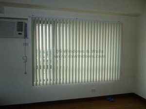 PVC Vertical Blinds installed at Moonwalk Village, Las Piñas city, Philippines