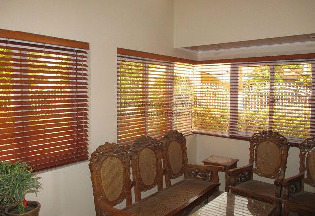 Wood Blinds for Designing a Modern Ancestral Home - Sariaya Quezon, Philippines