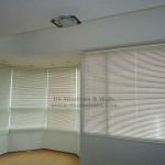 Aluminum Mini Blinds for Curved Bay Window – Mandaluyong City, Philippines