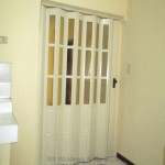 White french folding door features