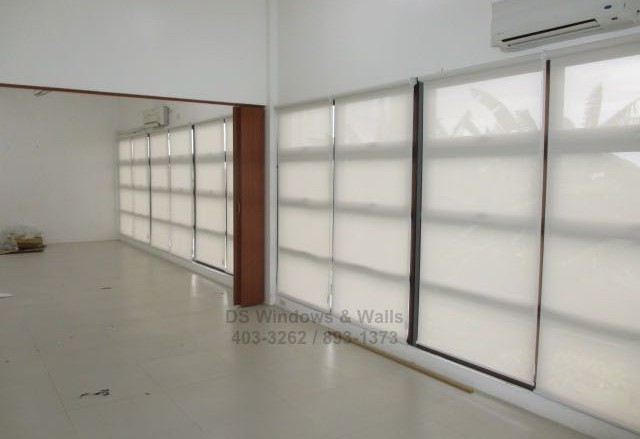 Roller shades and folding door project