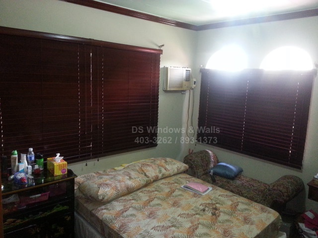 Mahogany Wood Blinds