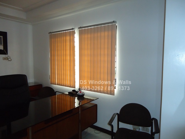 Office vertical blinds