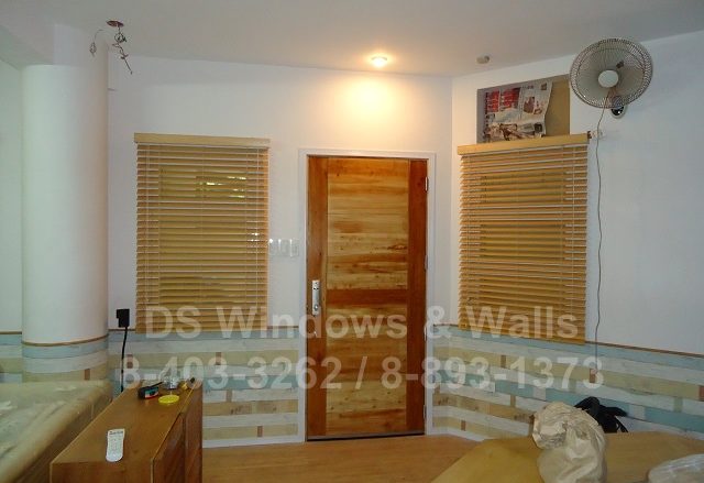 real wood blinds