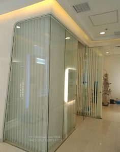 Fabric Vertical Blinds for Health Clinics