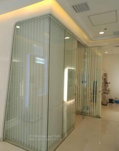 Fabric Vertical Blinds for Health Clinics