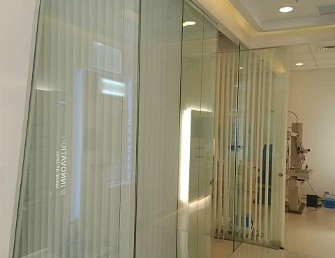 Fabric Vertical Blinds for Health Clinics