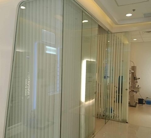 Fabric Vertical Blinds for Health Clinics