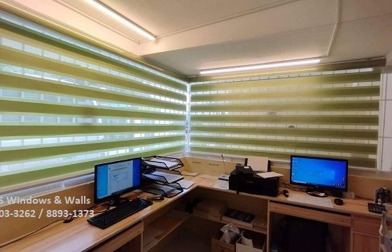 Korean Combi Blinds for Work from Home Setup