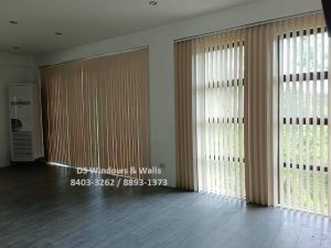 PVC Vertical blinds - saves electricity