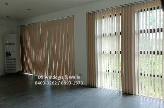 PVC Vertical blinds - saves electricity