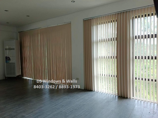 PVC Vertical blinds - saves electricity