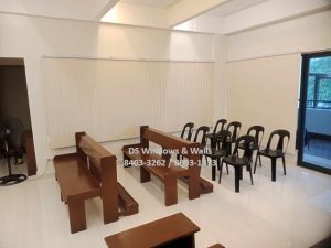 vertical blinds for chapels