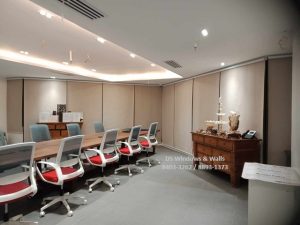 roller shades office room